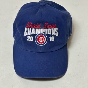 MLB Chicago Cubs Baseball World Series Champions Cap Blue Hat